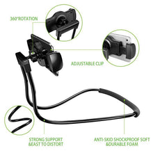 Load image into Gallery viewer, Lazy Neck Phone & Tablet Holder