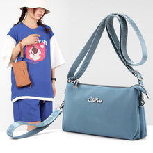 Load image into Gallery viewer, Nylon Multilayer Zip Coin Purse