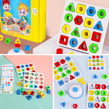 Load image into Gallery viewer, Shape Matching Game Color Sensory Educational Toy