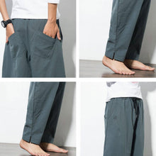 Load image into Gallery viewer, Men's Summer Casual Cotton Baggy Harem Pants