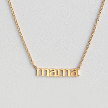 Load image into Gallery viewer, Letter "mama" Pendant Necklace