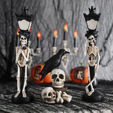 Load image into Gallery viewer, Resin Skeleton Decoration Light & Skull Crow Light