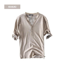 Load image into Gallery viewer, Half Sleeve Henley Shirts