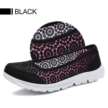 Load image into Gallery viewer, Women's Lace Screen Breathable Net Flat Shoes
