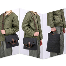 Load image into Gallery viewer, Men's Casual Canvas Messenger Shoulder Bag