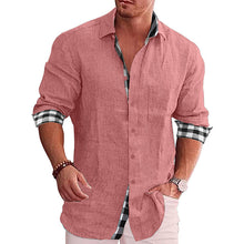Load image into Gallery viewer, Gentleman Paneled Casual Buttons Pocket Blouse