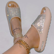 Load image into Gallery viewer, Women's Gorgeous Summer Rhinestone Slippers