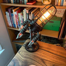 Load image into Gallery viewer, Steampunk Rocket Lamp