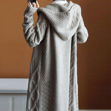 Load image into Gallery viewer, Women's Long Sweater Coat