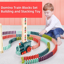 Load image into Gallery viewer, Domino Train Blocks Set Building and Stacking Toy For Kids