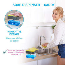 Load image into Gallery viewer, Soap Dispenser and Sponge Caddy
