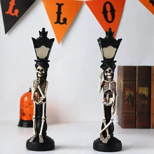 Load image into Gallery viewer, Resin Skeleton Decoration Light & Skull Crow Light