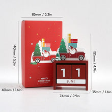 Load image into Gallery viewer, Calendar Block - Wooden Perpetual Desk Calendar