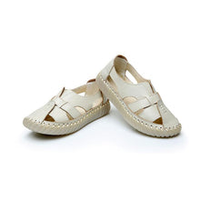 Load image into Gallery viewer, Women's handmade leather sandals with soft bottom