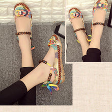 Load image into Gallery viewer, Women's Handmade Beaded Embroidered Shoes