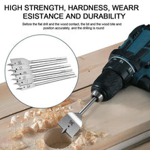 Load image into Gallery viewer, Titanium Plated Flat Drill Set