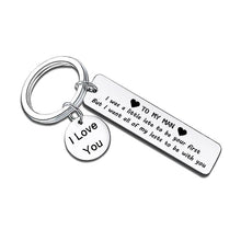 Load image into Gallery viewer, “To my man I love you” Keychain