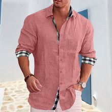 Load image into Gallery viewer, Gentleman Paneled Casual Buttons Pocket Blouse