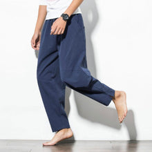 Load image into Gallery viewer, Men's Summer Casual Cotton Baggy Harem Pants