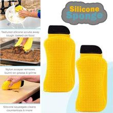 Load image into Gallery viewer, 3-in-1 Silicone Cleaning Brush Scrub,Scrape & Squeegee