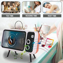 Load image into Gallery viewer, Retro TV Bluetooth Speaker+ Mobile Phone Holder