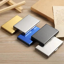 Load image into Gallery viewer, Ultra-thin Anti-theft Brush Anti-demagnetization Metal Card Case