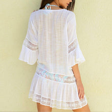 Load image into Gallery viewer, Lace Panel Tunic Dress
