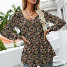 Load image into Gallery viewer, Printed Puff Long Sleeve Shirt