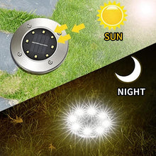 Load image into Gallery viewer, Solar Powered Floor Path LED Light