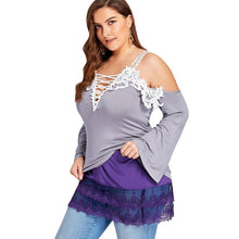 Load image into Gallery viewer, Women High Waist Fake Top Lower Sweep