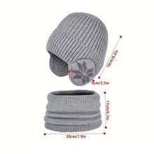Load image into Gallery viewer, Children's Winter Fleece Scarf Suit