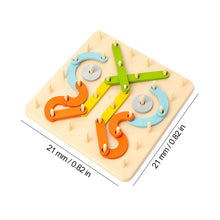 Load image into Gallery viewer, ššMontessori Pegboard Puzzleš