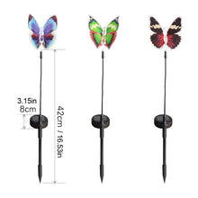 Load image into Gallery viewer, Outdoor Solar Garden Butterfly Lights Decor