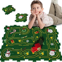 Load image into Gallery viewer, Children's Educational Puzzle Railway Car Playset