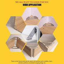 Load image into Gallery viewer, Universal Stainless Steel Furniture Corner Connector(10pcs)