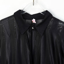 Load image into Gallery viewer, Sheer Mesh & Stripes Keyhole Front Bodycon Dress