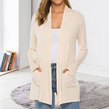 Load image into Gallery viewer, Women's Casual Lightweight Open Front Long Sleeve Cardigans