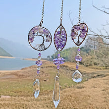 Load image into Gallery viewer, Tree of Life Crystal Pendant