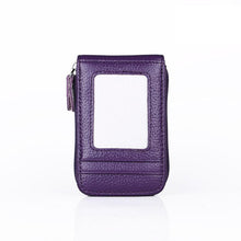 Load image into Gallery viewer, RFID Anti-theft Brushed Leather Organ Card Holder