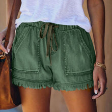 Load image into Gallery viewer, Women's Casual Denim Shorts With Pockets Cotton Jeans Shorts