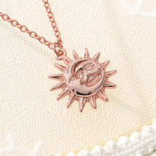 Load image into Gallery viewer, Vintage Sun and Moon Stainless Steel Necklace