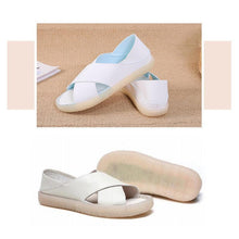 Load image into Gallery viewer, Women's soft bottom shoes in solid color