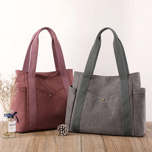 Load image into Gallery viewer, Vintage Simple Canvas Bag