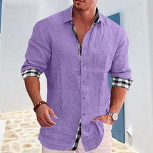 Load image into Gallery viewer, Gentleman Paneled Casual Buttons Pocket Blouse