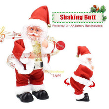 Load image into Gallery viewer, Santa Claus doll shaking the hips,Chimney Climbing Santa Claus,Santa Claus Riding An Electric Reindeer