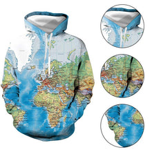 Load image into Gallery viewer, World Map Men's T-shirt & Hoodie