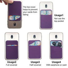 Load image into Gallery viewer, Cell Phone Back Card Holder