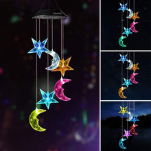 Load image into Gallery viewer, Moon & Stars Solar Light