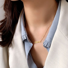 Load image into Gallery viewer, Letter "mama" Pendant Necklace