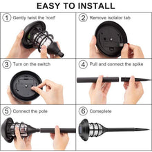 Load image into Gallery viewer, Solar Powered Waterproof Garden Lights